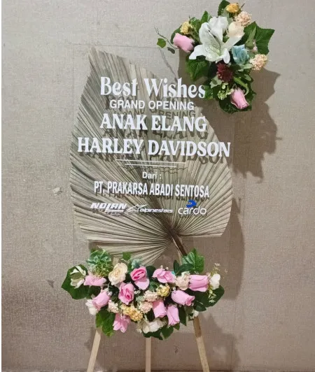 Papan Akrilik Ucapan Grand Opening Kelapa Dua